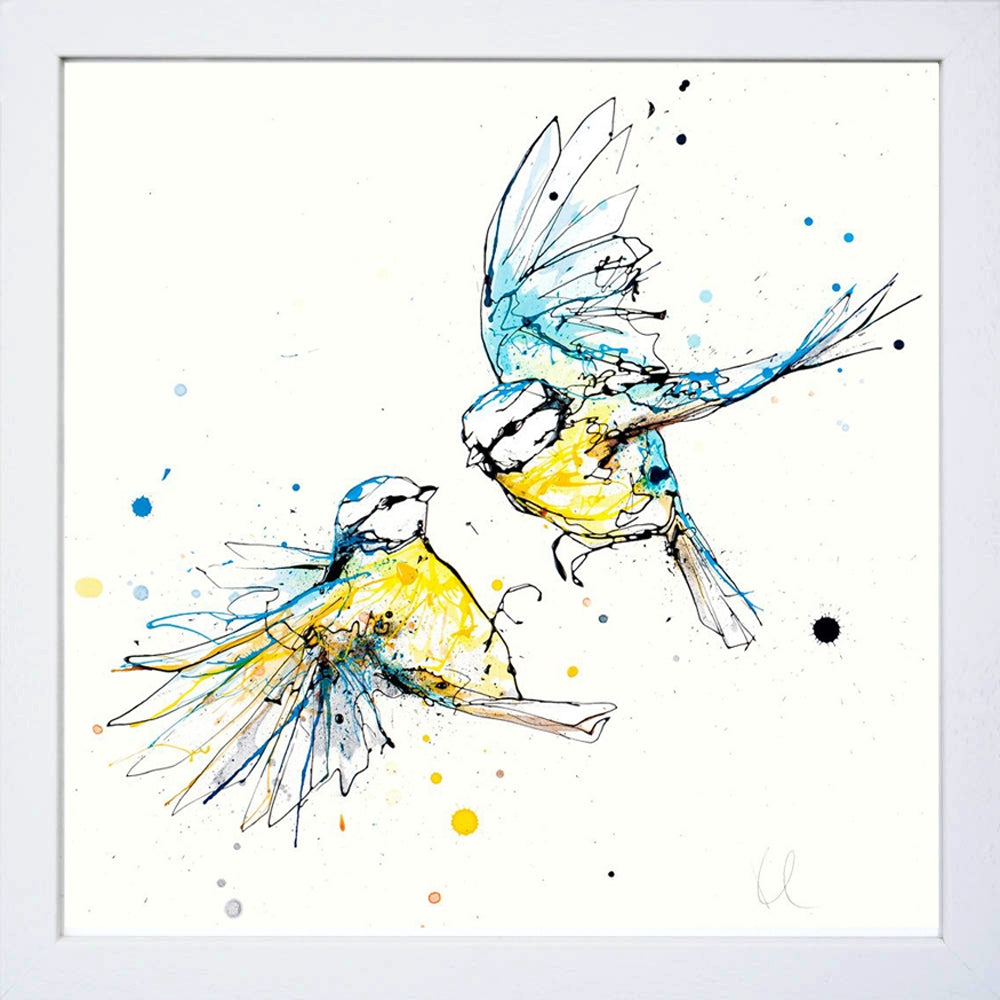 Print Open Edition Animals - United-30 x 30-White Box Frame (No Mount)