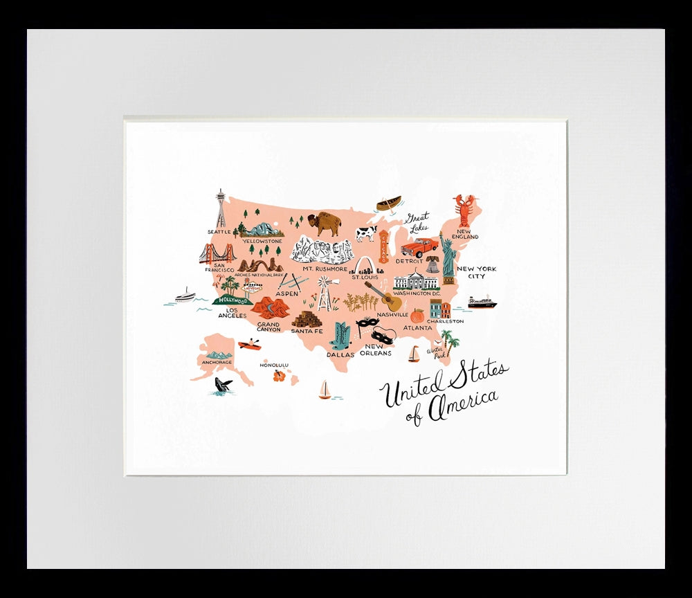United States of America - Black Box Frame