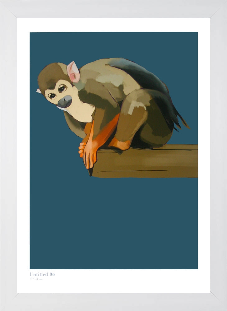 Untitled Six White Frame