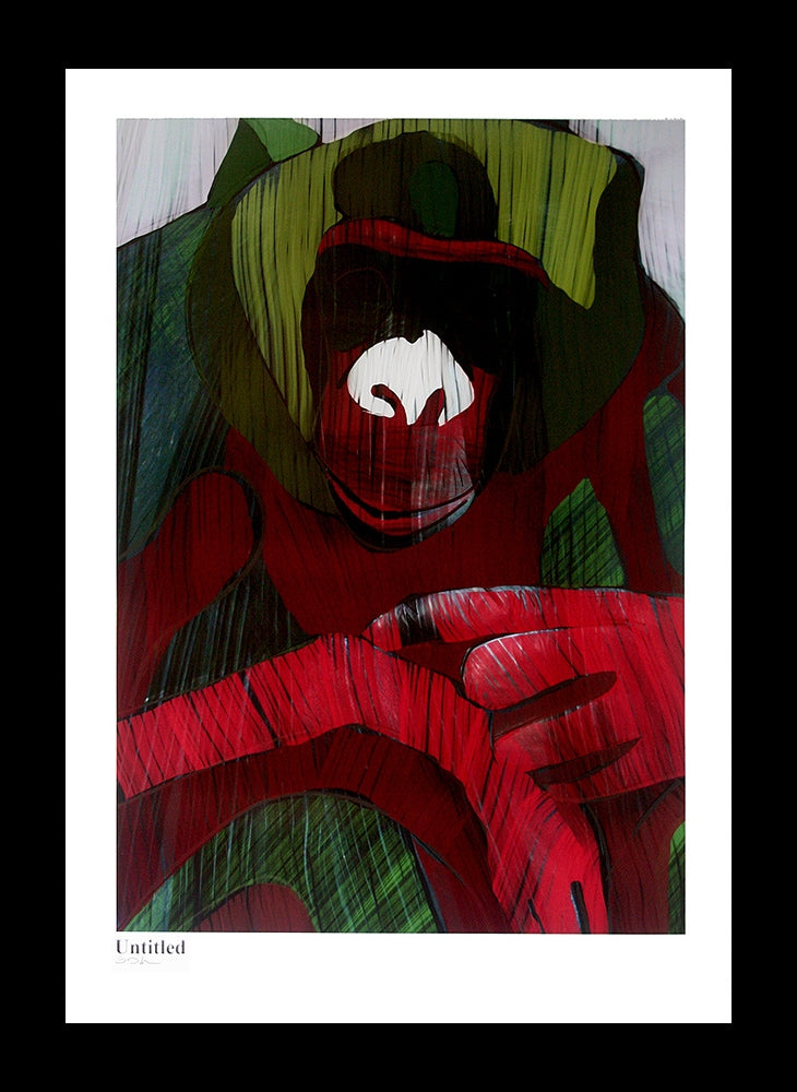 Ape Series - Untitled Framed