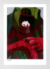 Ape Series - Untitled White Frame