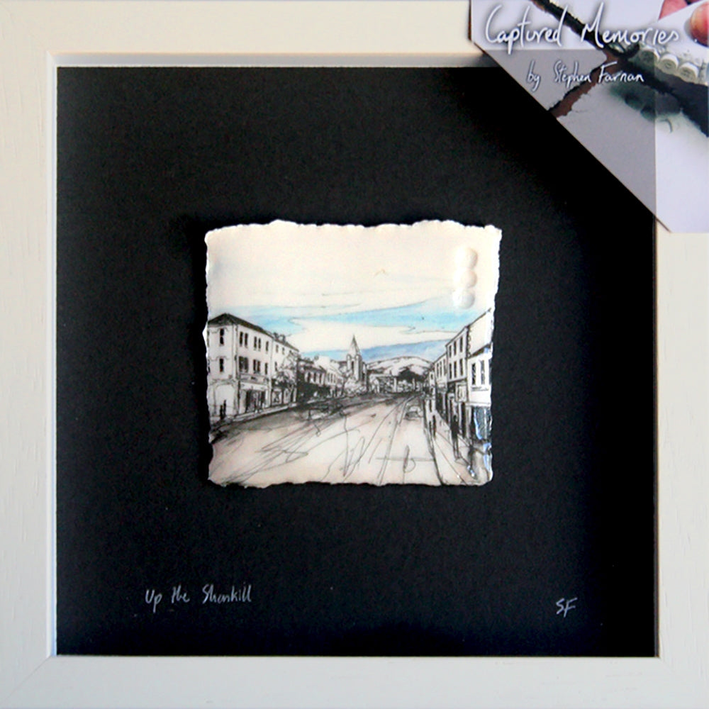 Memories - Up the Shankill Framed 10x10