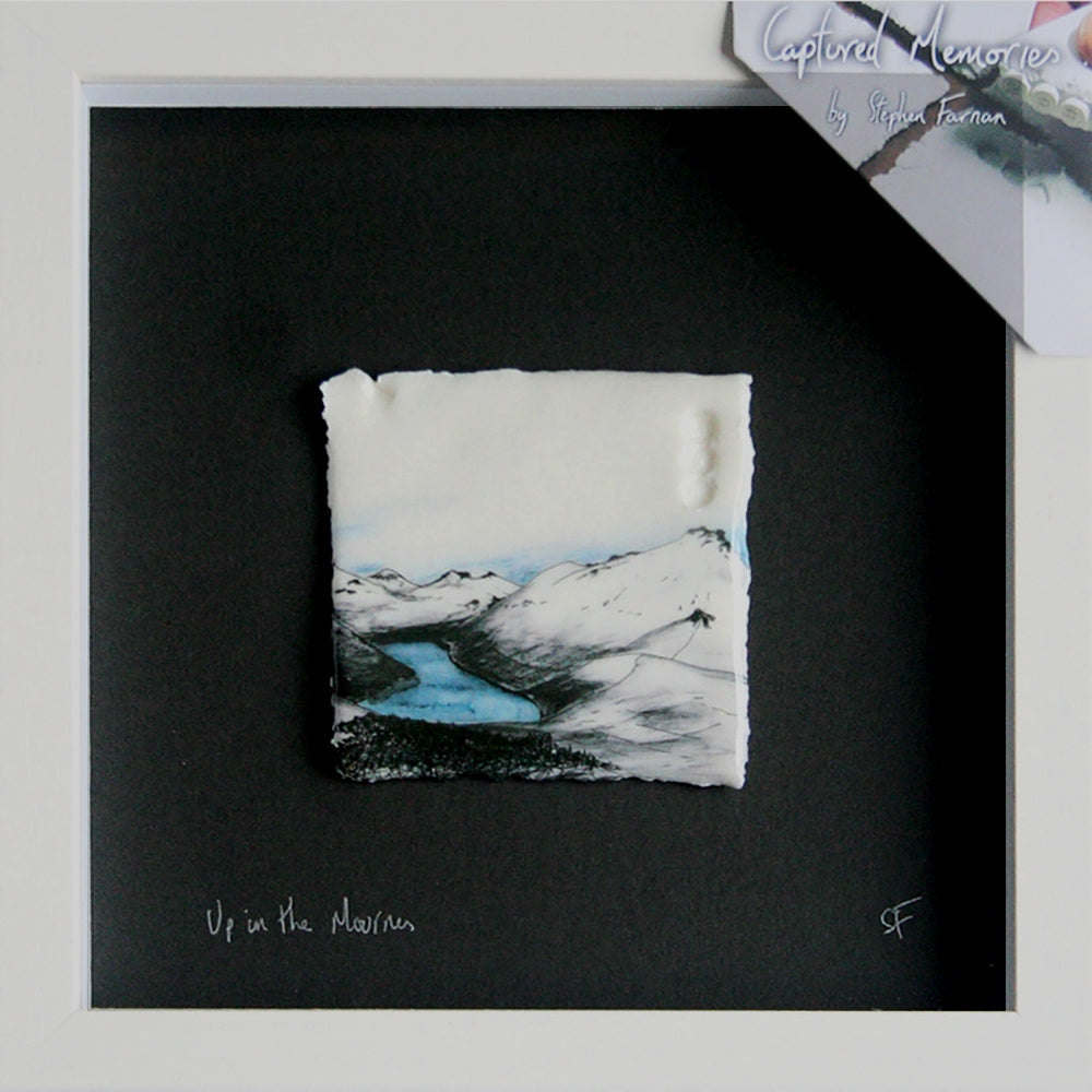 Memories - Wintery Mournes Framed 16 x 16