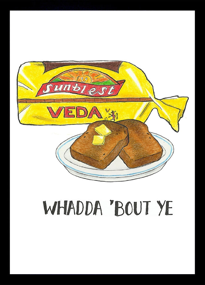 Food - Veda Bread A2 Frame Black