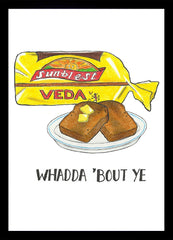 Food - Veda Bread A2 Frame Black