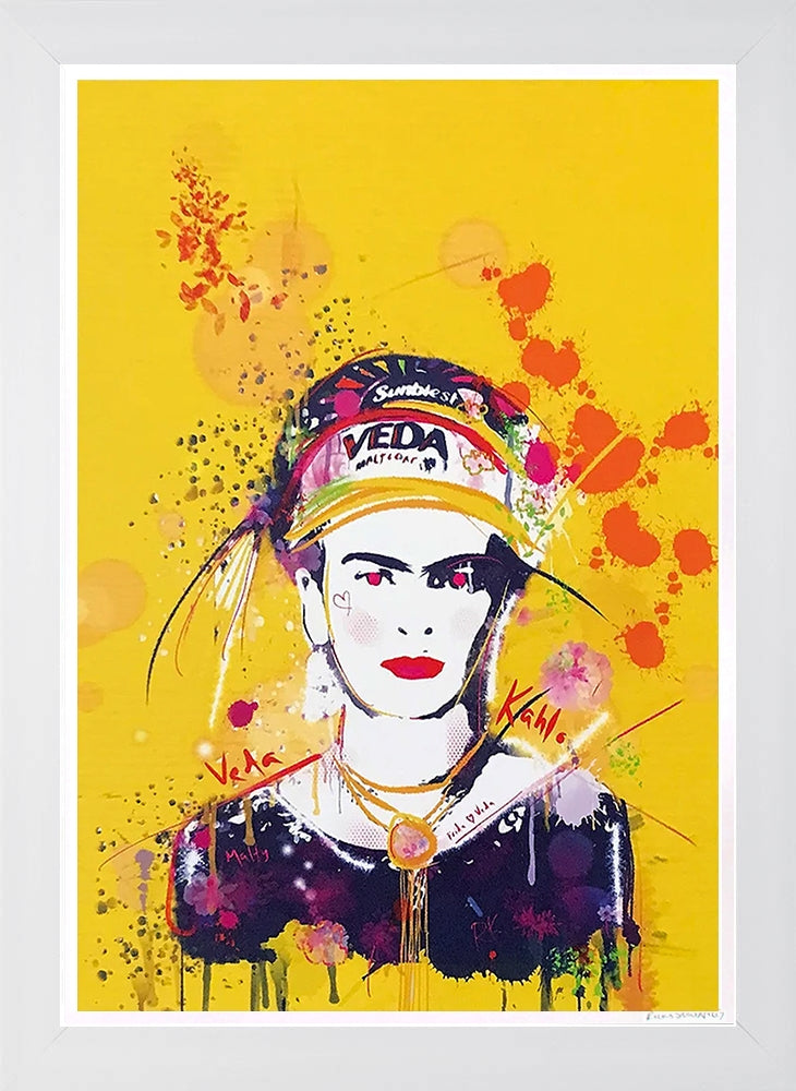 Veda Kahlo - White Frame