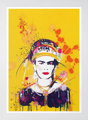 Veda Kahlo - White Frame