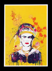 Veda Kahlo - Black Frame