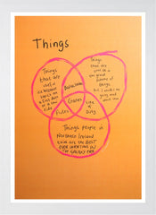 Venn: Things - Flat White Frame