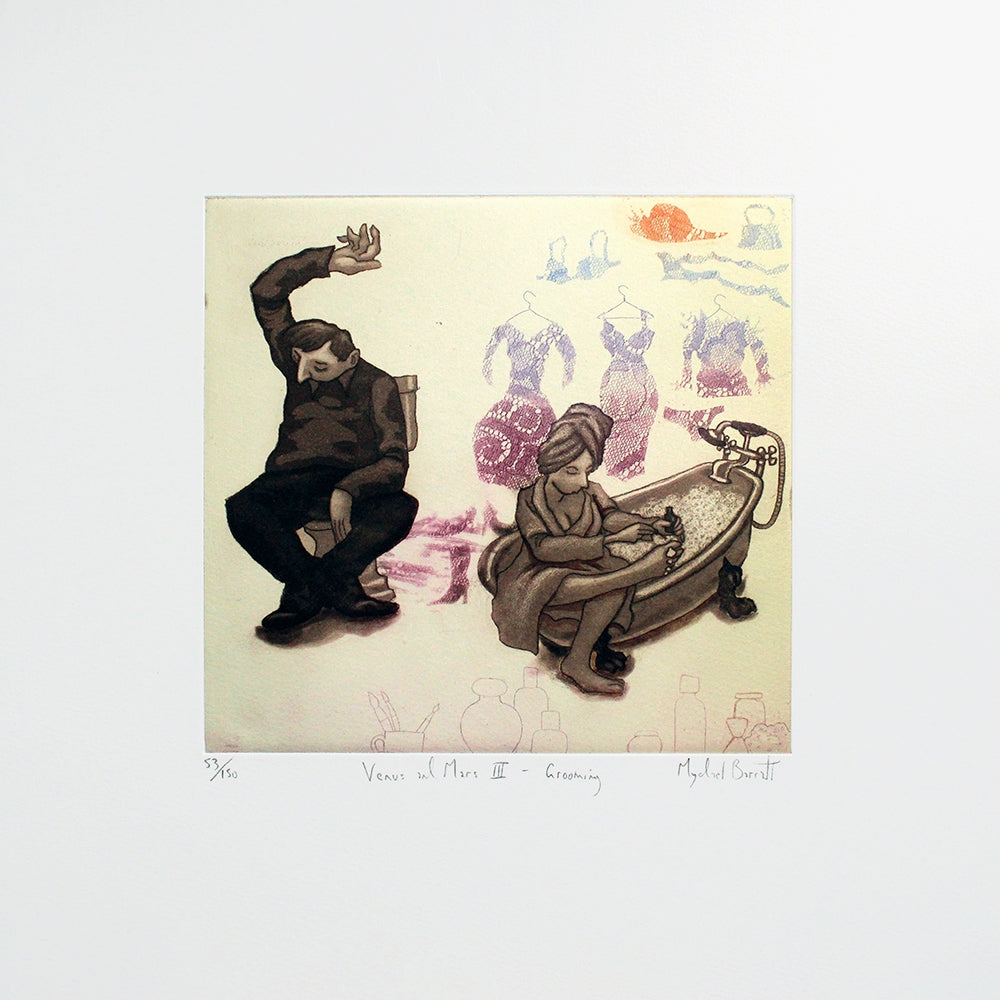 Venus and Mars III - Grooming Unframed