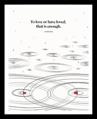 Victor Hugo - Love Black Box Frame