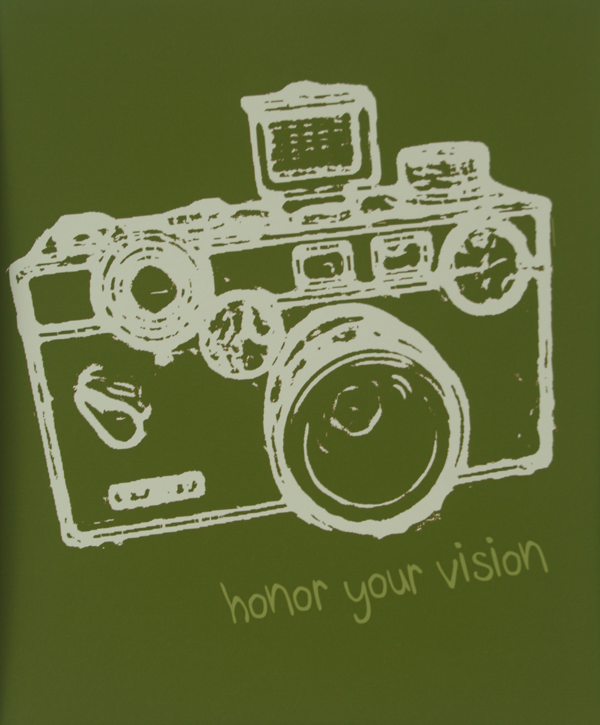 Vintage Argus Honour Your Vision (Olive) Unframed