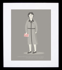 Virginia Woolf Frame Black