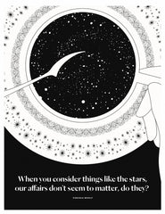 Virginia Woolf - Stars Unframed