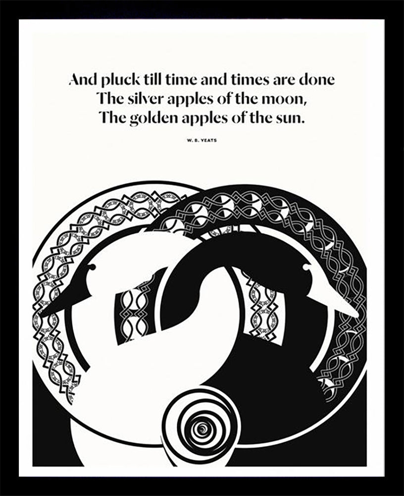 W. B. Yeats - Apples Black Box Frame