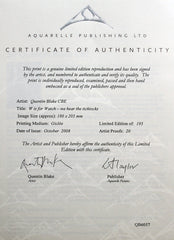 Quentin Blake Signed - W Is For Watch Artist Proof