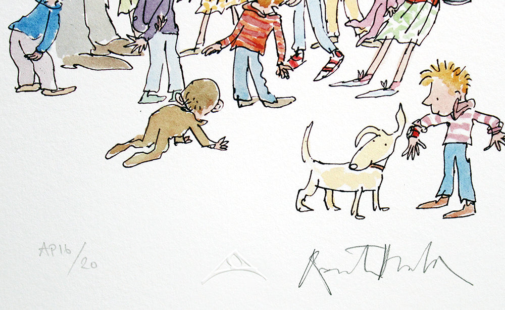 Quentin Blake Signed - W Is For Watch Artist Proof