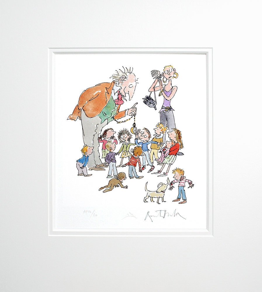 Quentin Blake Signed - W Is For Watch Artist Proof Unframed