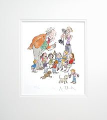 Quentin Blake Signed - W Is For Watch Artist Proof Unframed