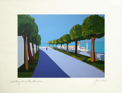 Walking Down The Avenue Unframed 26 x 20