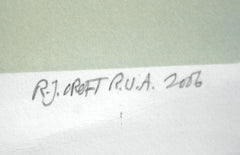 Linocut Print - Co Down Walking the Dog, Dundrum Artist Proof