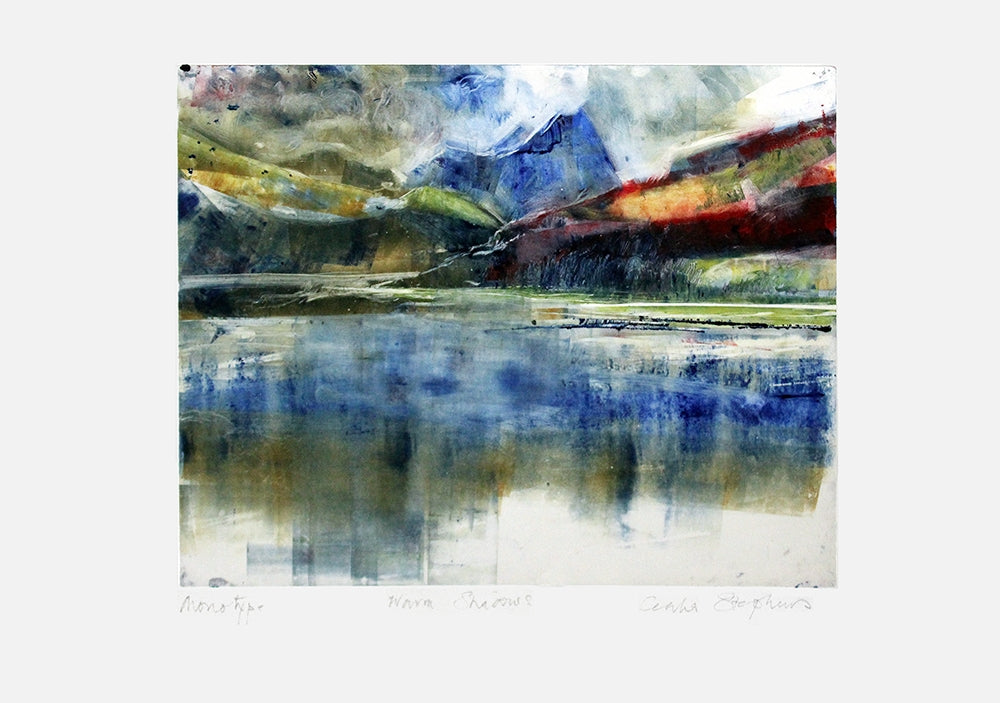 Monotype - Warm Shadows Unframed