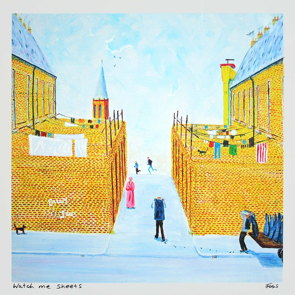 Watch Me Sheets Unframed 40 x 40