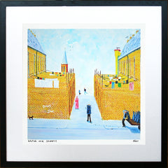 Watch Me Sheets Framed 40 x 40