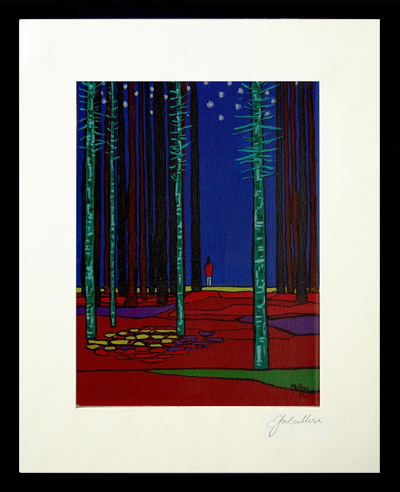 Watching the Stars Black Frame 26 x 20