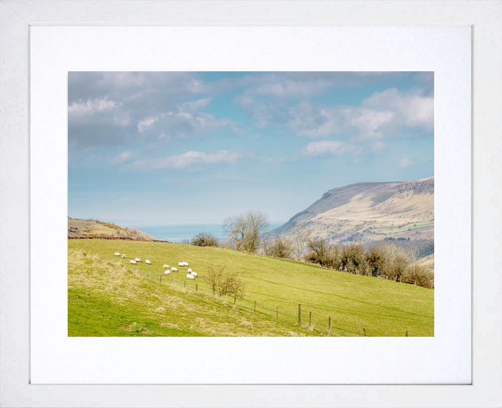 Waterfoot from Glenariff Frame White