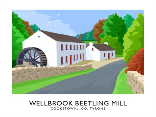 Co Tyrone - Wellbrook Beetling Mill-70 x 50-Unframed