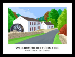 Co Tyrone - Wellbrook Beetling Mill-40 x 30-Black Box Frame (No Mount)