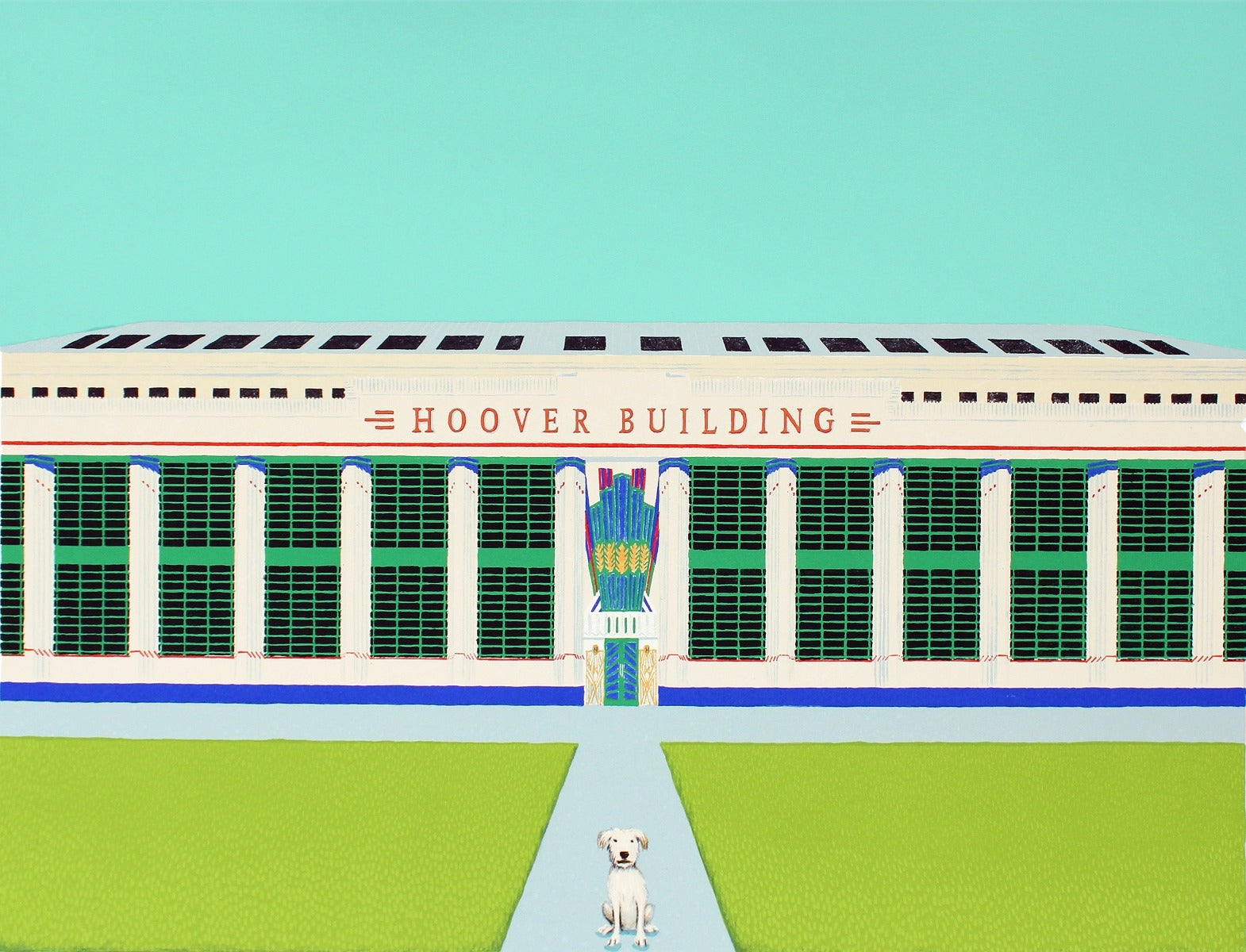 Wes Anderson's Dog - Hoover Building II