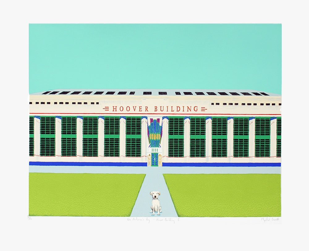 Wes Anderson's Dog - Hoover Building 2 Unframed