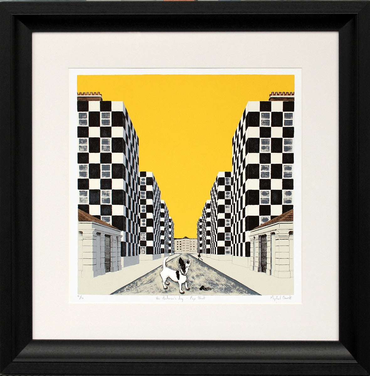 Wes Anderson's Dog - Page Street Framed