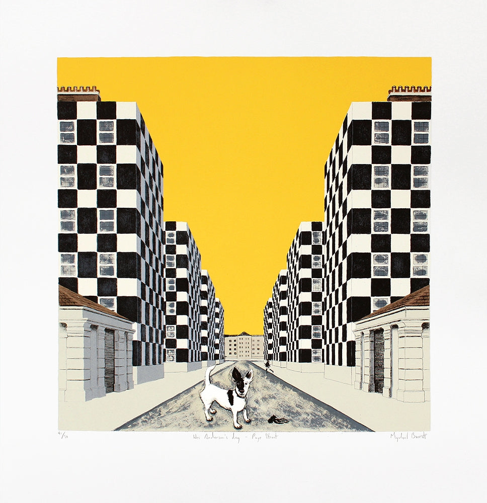 Wes Anderson's Dog - Page Street Unframed