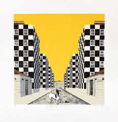 Wes Anderson's Dog - Page Street Unframed