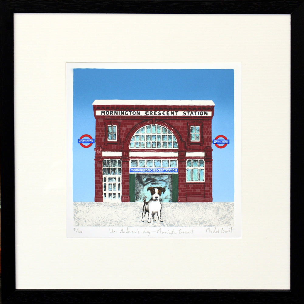 Wes Anderson's Dog, Mornington Crescent Framed