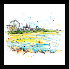 Print Open Edition Landscape - West Strand, Portrush