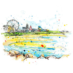 Print Open Edition Landscape - West Strand, Portrush