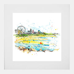 Print Open Edition Landscape - West Strand, Portrush