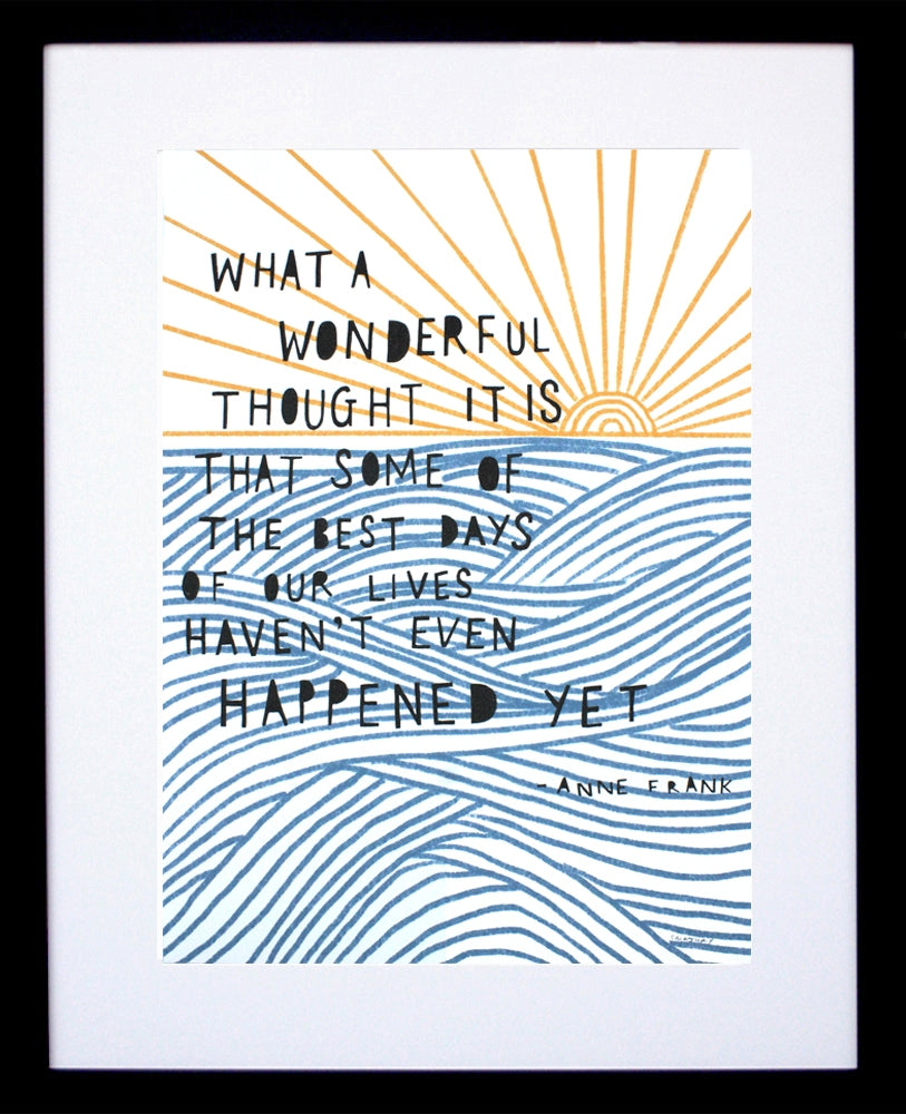 Other - What A Wonderful Thought Black Frame
