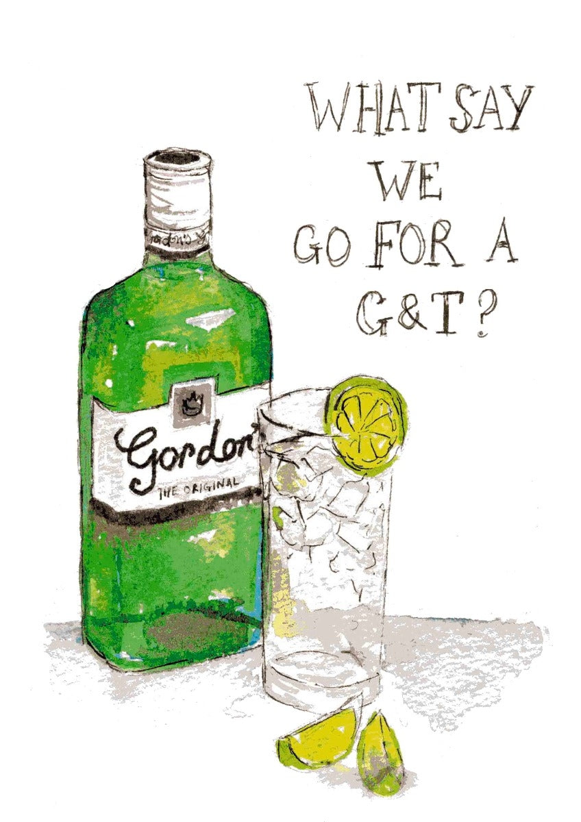 Drinks Gin - Gordons Unframed