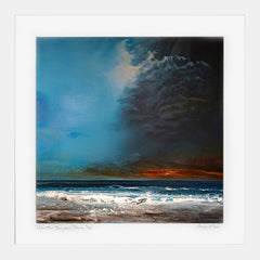 Print - When The Sun Goes Down White Frame