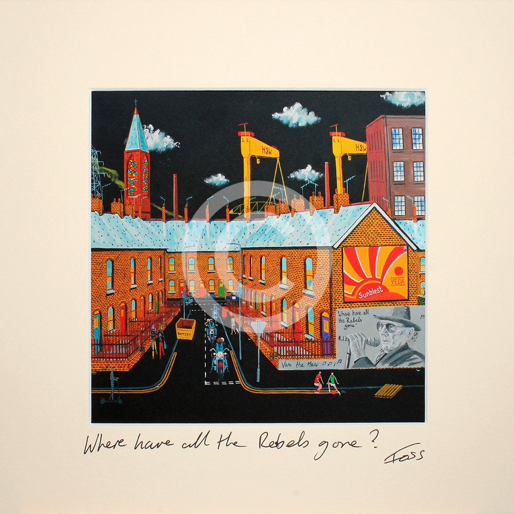 Print - Where Have All The Rebels Gone?-15 x 15-Unframed