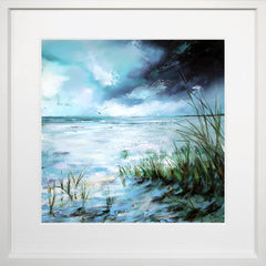 Whispering Blue, Castlerock - Framed Click and Collect Only