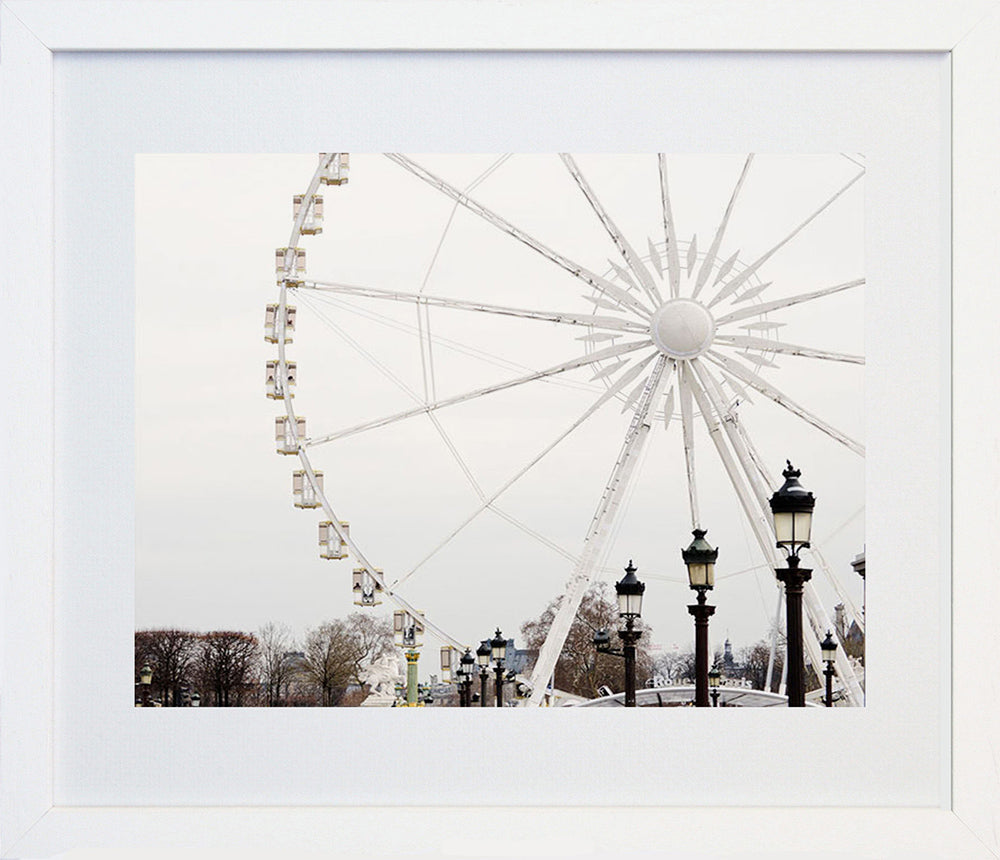 Paris In White - Big Wheel Frame White