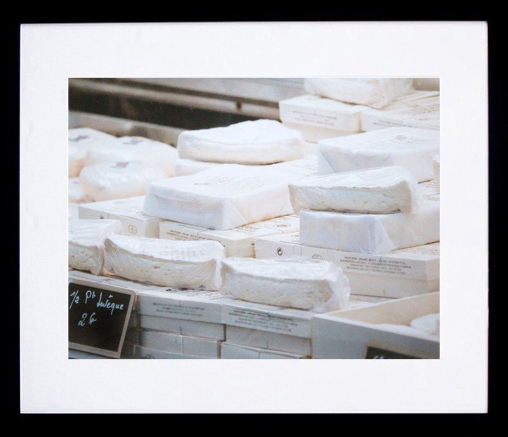 Paris In White - Cheese Framed