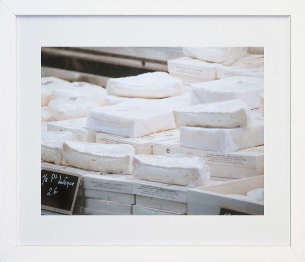 Paris In White - Cheese Frame White