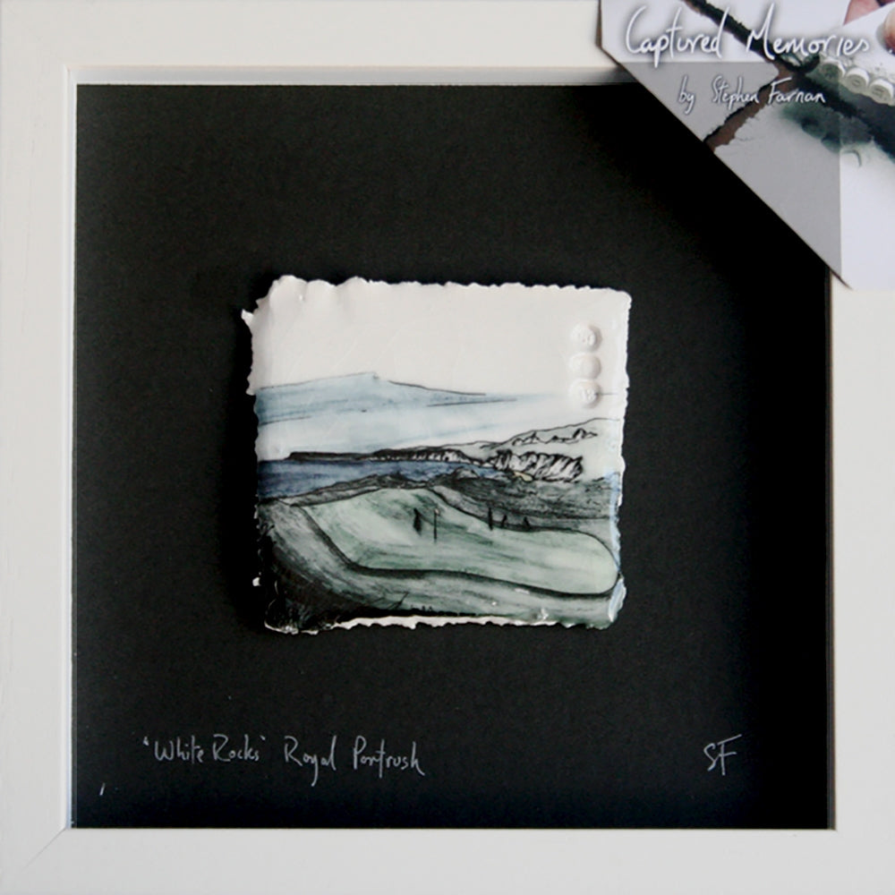 Memories - Whiterocks Royal Portrush Framed 10x10